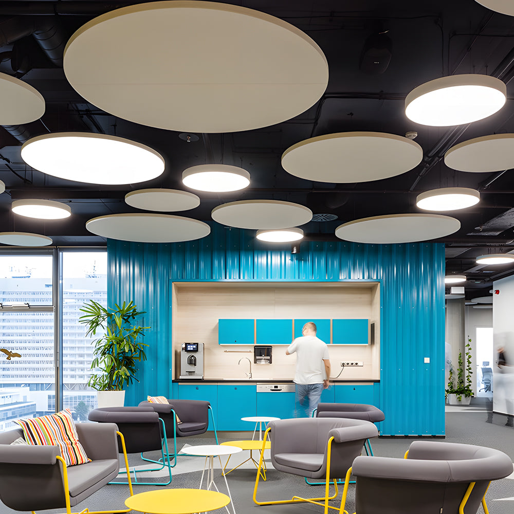 WINTHROP CIRCULAR LED HANGING LIGHT FOR MODERN WORKSPACES