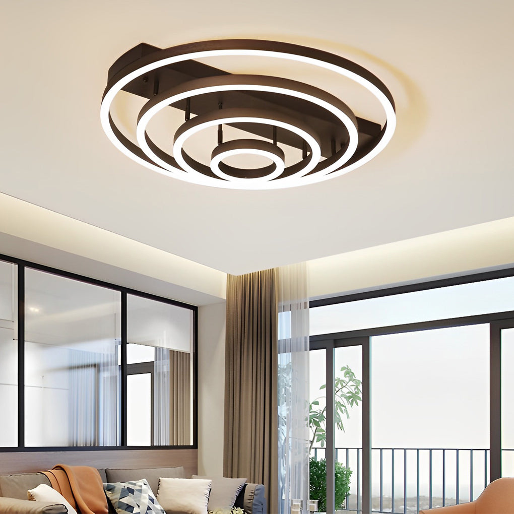 HEATHCOTE CIRCULAR LED FLUSH MOUNT LIGHTING