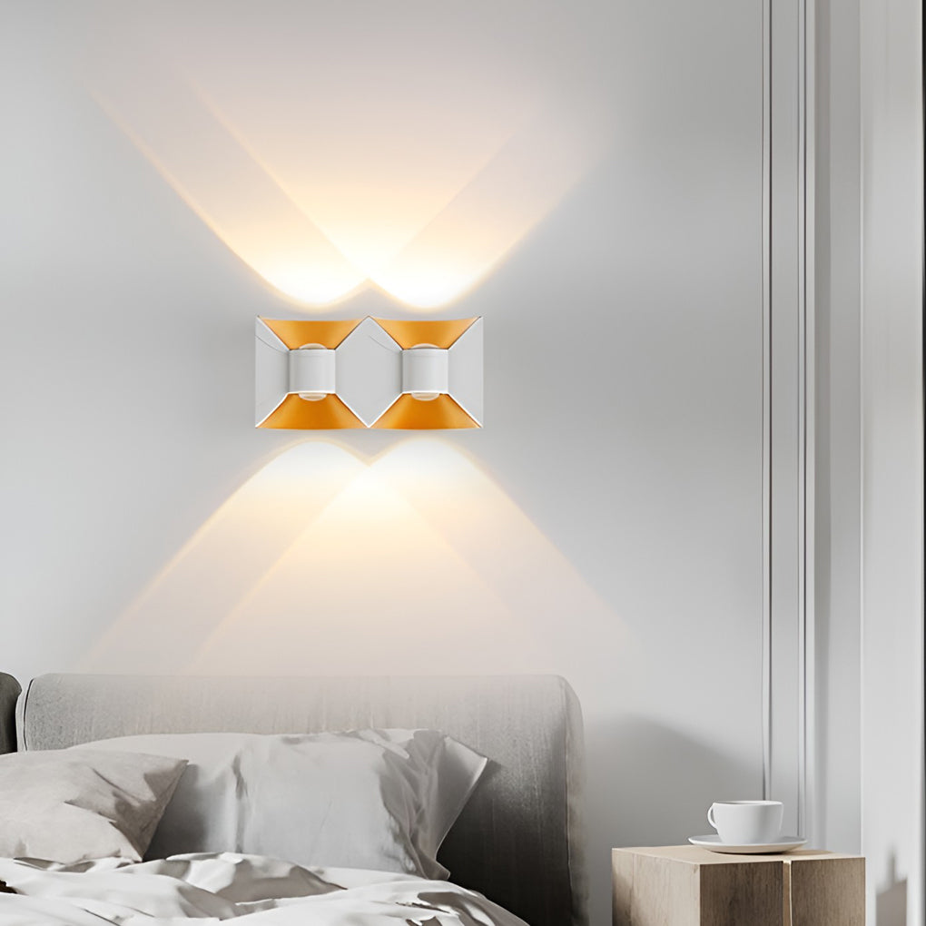 WINTHROP AQUILA MODERN OUTDOOR WALL LIGHTS, 6W LED WATER-RESISTANT SCONCES