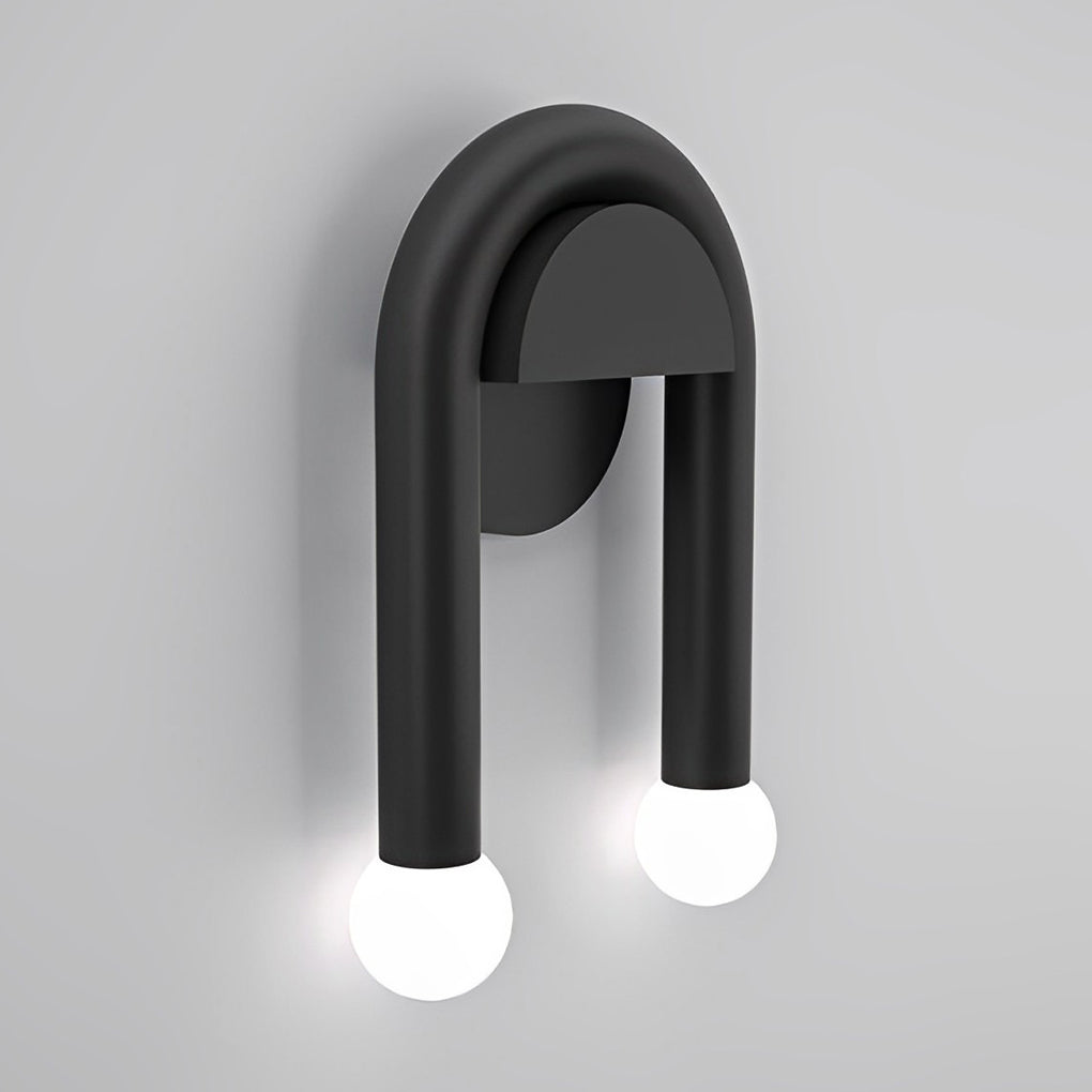 FENWICK TWIN BLACK NORDIC WALL SCONCE