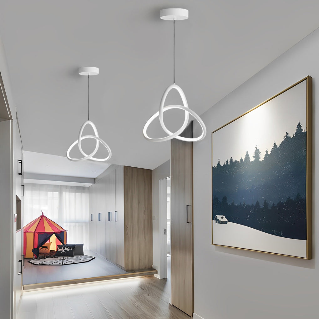 WINTHORPE TRIO RING DIMMABLE LED CHANDELIER