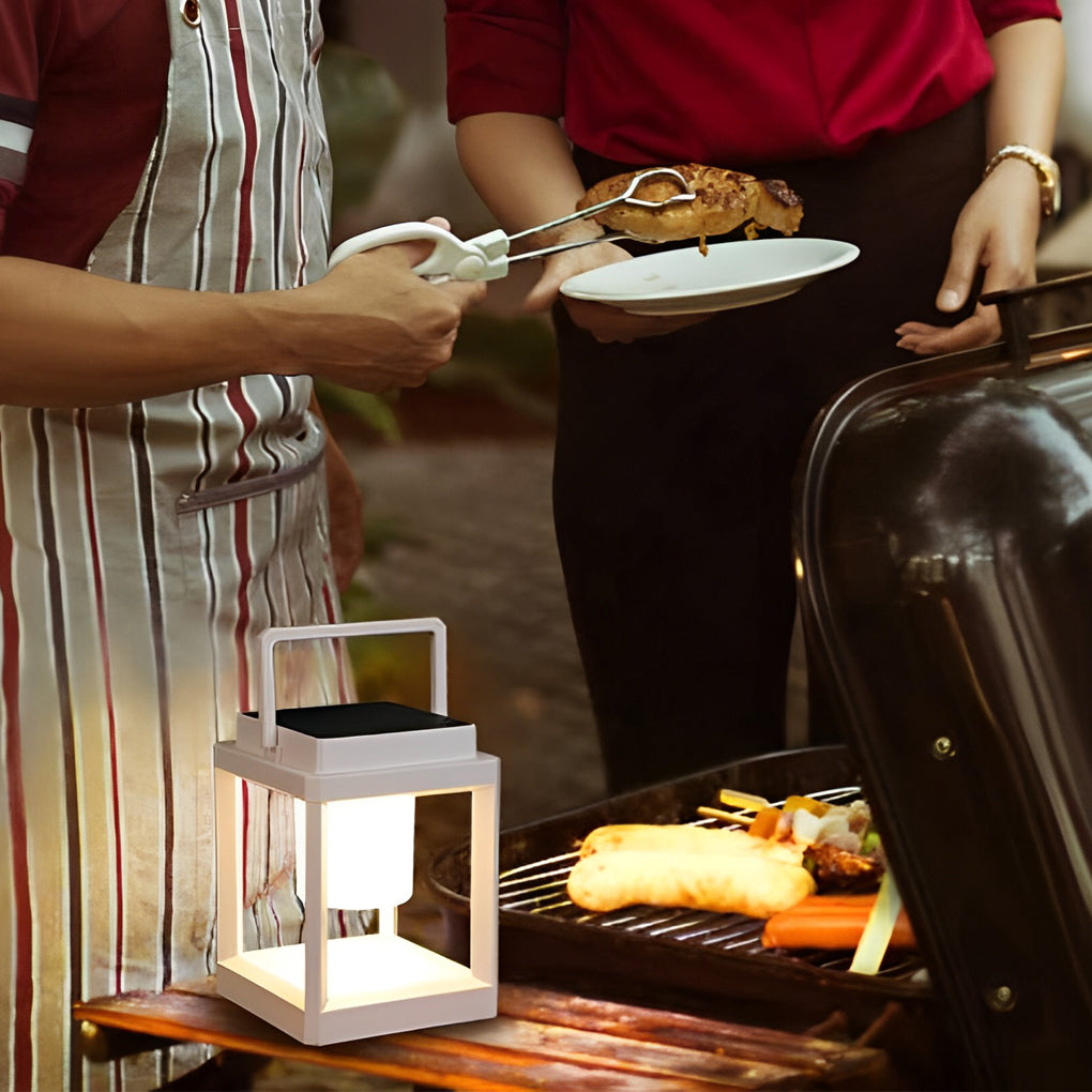 WINCHESTER SOLAR CHARGED OUTDOOR LANTERN WITH WATERPROOF DESIGN