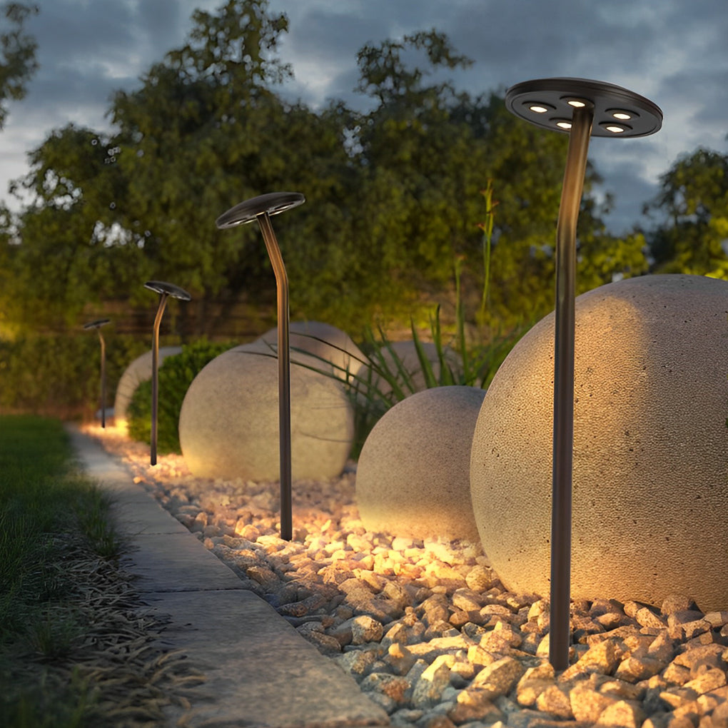 FENWICK FUNGAL GLOW PATHWAY LANTERN - Resilient & Artistic Outdoor Illumination