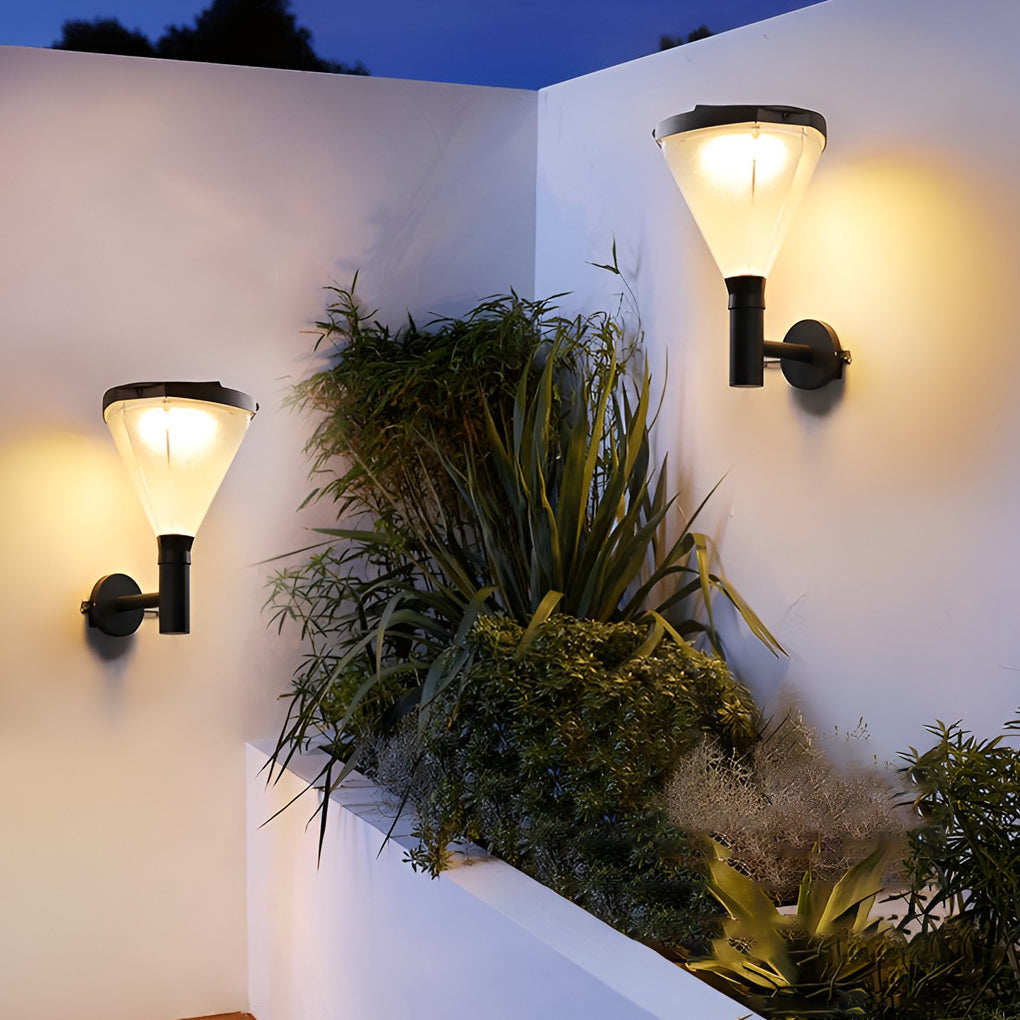 WINTHROP MODERN GEOMETRIC OUTDOOR WALL SCONCE WITH LED ILLUMINATION