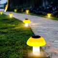 FENWICK MUSHROOM SHAPED SOLAR GARDEN LANTERN, WEATHER-RESISTANT FOR OUTDOOR SPACES