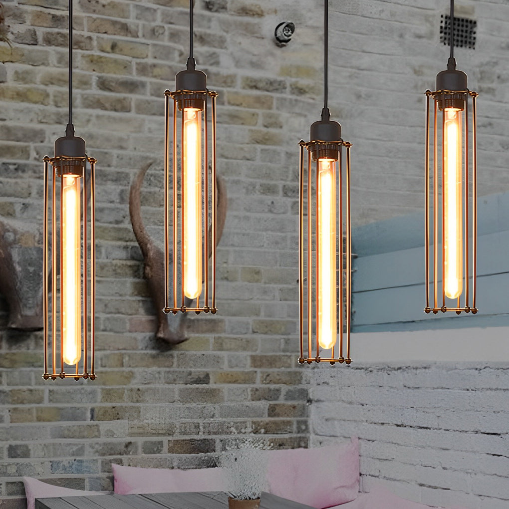 WINDSOR BLACK IRON ENERGY-EFFICIENT HANGING LIGHTING