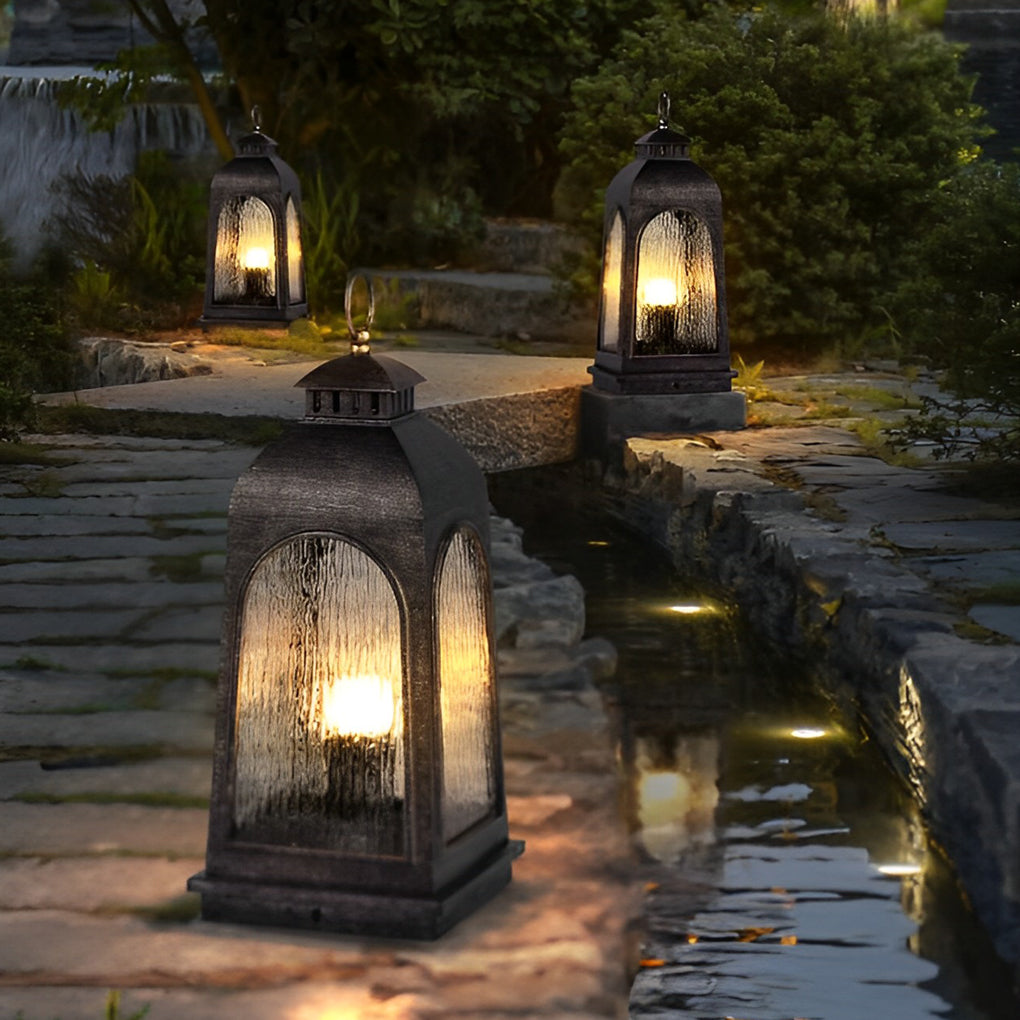 WINTERBOURNE RUSTIC IRON GARDEN LANTERN