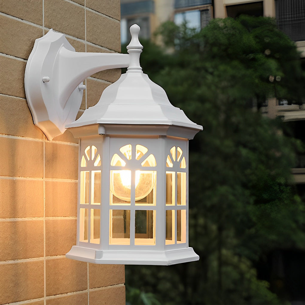 WINDSOR ALUMINUM RAINSHIELD WALL LANTERN