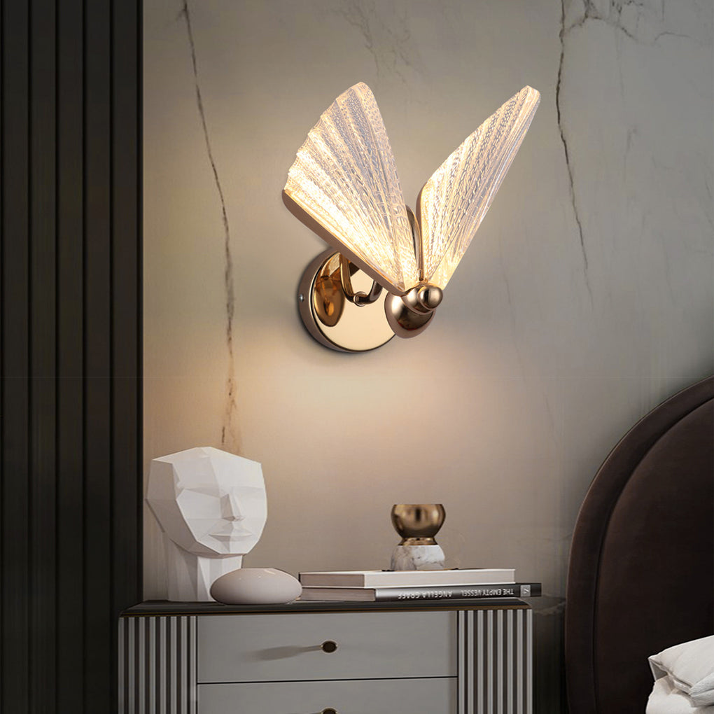 WINTHROP METAL BUTTERFLY LED WALL SCONCE
