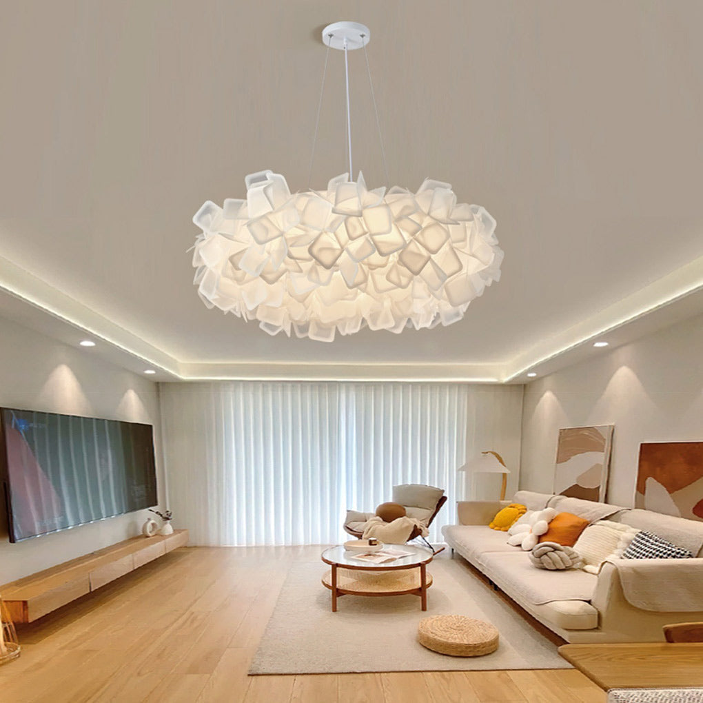 FLORENCE PETAL DUAL-TONE DIMMING LED CHANDELIER