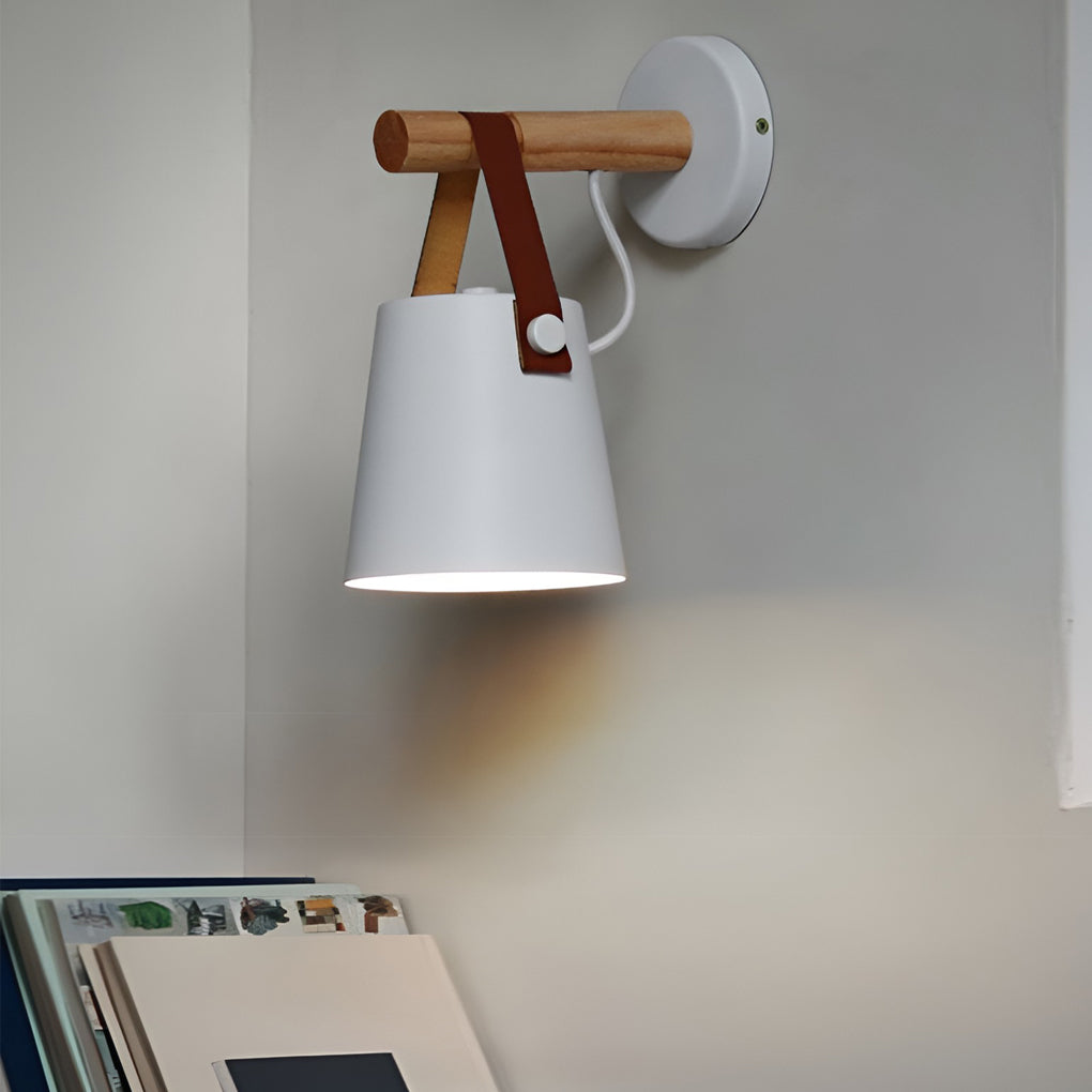 WINTHORPE WOOD AND METAL NORDIC WALL LANTERN