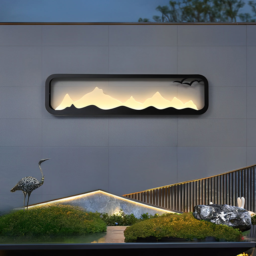 WINDSOR MOUNTAIN VIEW RECTANGULAR LED OUTDOOR SCONCE