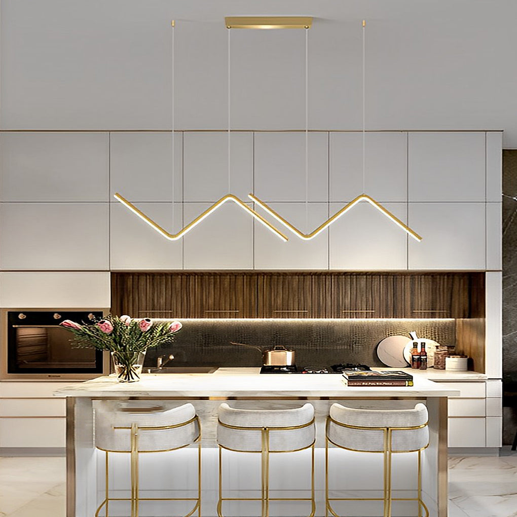 WINTERBORN WAVY TRIO DIMMER CHANDELIER