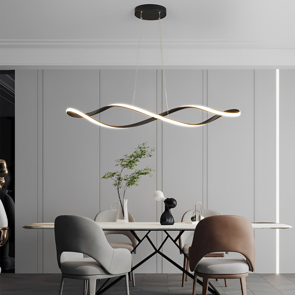 WINTHROP MODERN ARTISAN DUAL-TONE LED CHANDELIER