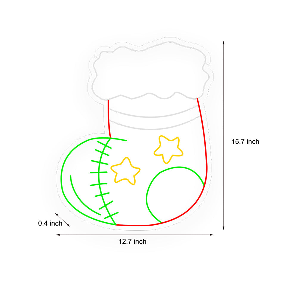 WINTERGLOW CHRISTMAS SOCKS ILLUMINATION ART