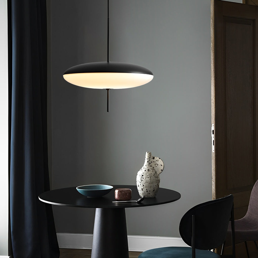 WINTERBOURNE CIRCULAR ACRYLIC HANGING LIGHT FIXTURE