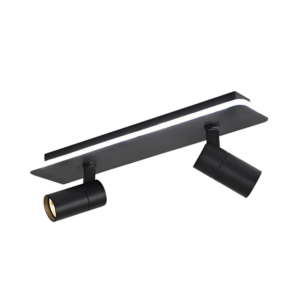 WINTHORPE RECTANGULAR LED FLUSH MOUNT SPOTLIGHT WITH ADJUSTABLE BEAMS