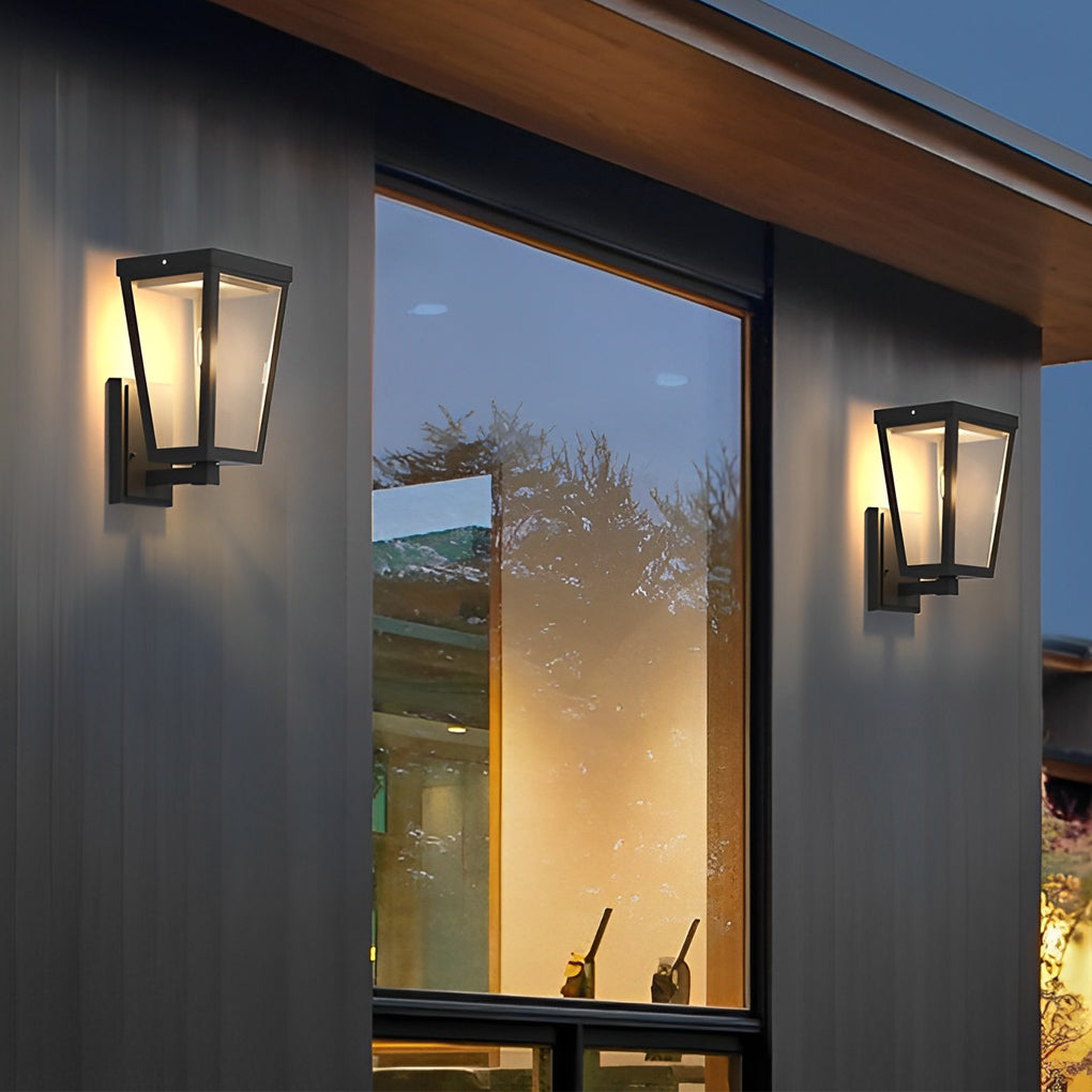 WINTHROP RECTANGULAR OUTDOOR LED SCONCE WITH DUAL POWER OPTIONS