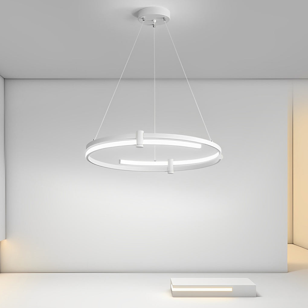 RAVENHALL REMOTE-CONTROLLED DIMMABLE ROUND LED CHANDELIER