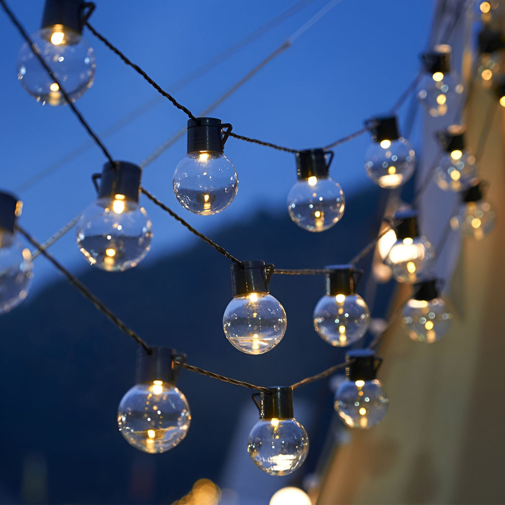 WINDSOR RAINPROOF SOLAR STRING LIGHTS FOR OUTDOOR CAMPING DECOR