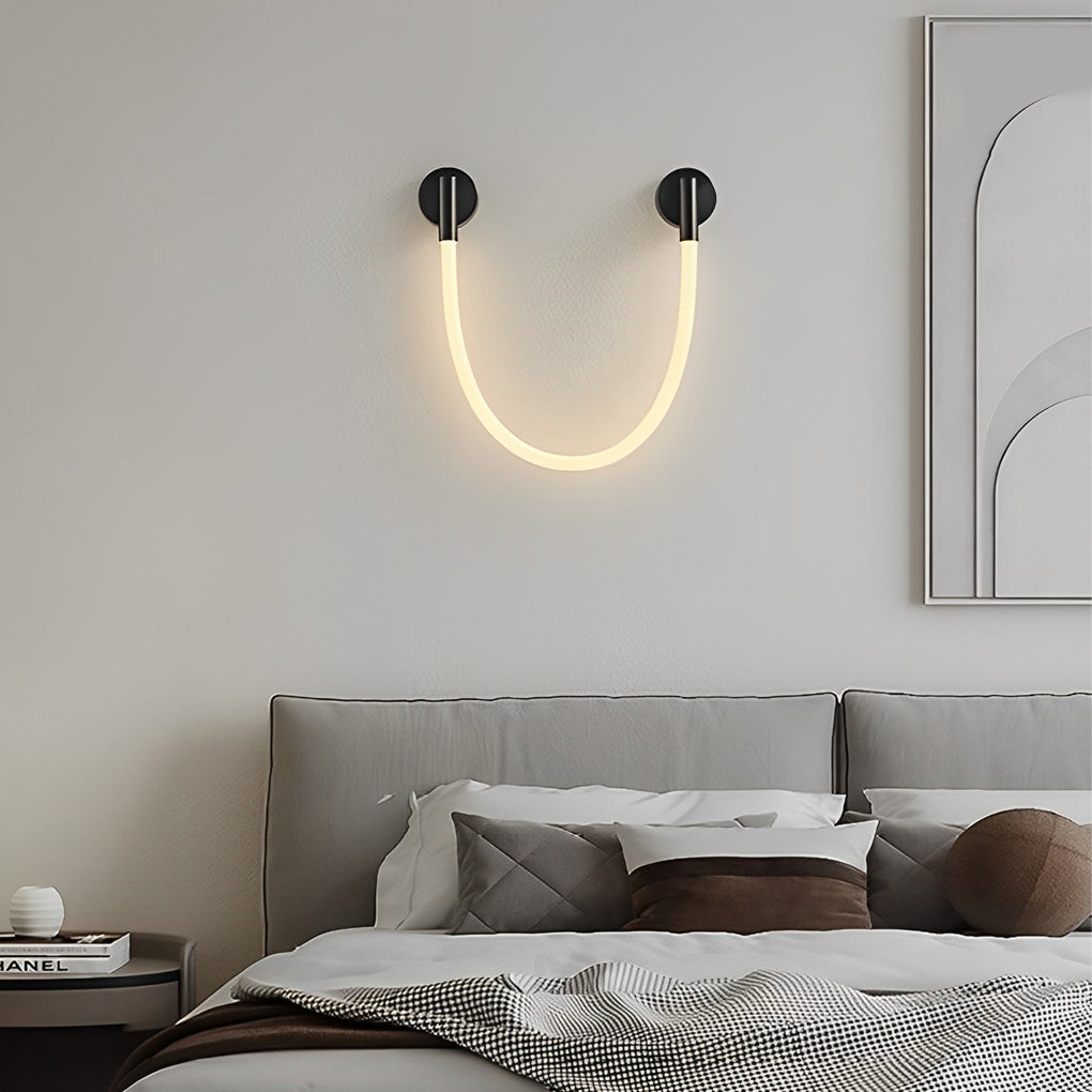1. **WILLOUGHBY TWISTED ROPE LED SCONCE** - A modern decorative wall light featuring flexible twisted rope design, perfect for creating a warm atmosphere in contemporary spaces.

2. **BRAMBLEWOOD MINIMALIST ILLUMINATION SCONCE** - A sleek and sophisticate