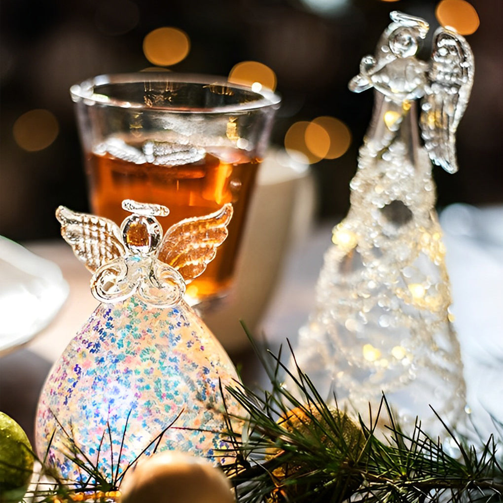 WINTERBOURNE ANGELIC GLASS ILLUMINATOR DESK LAMP