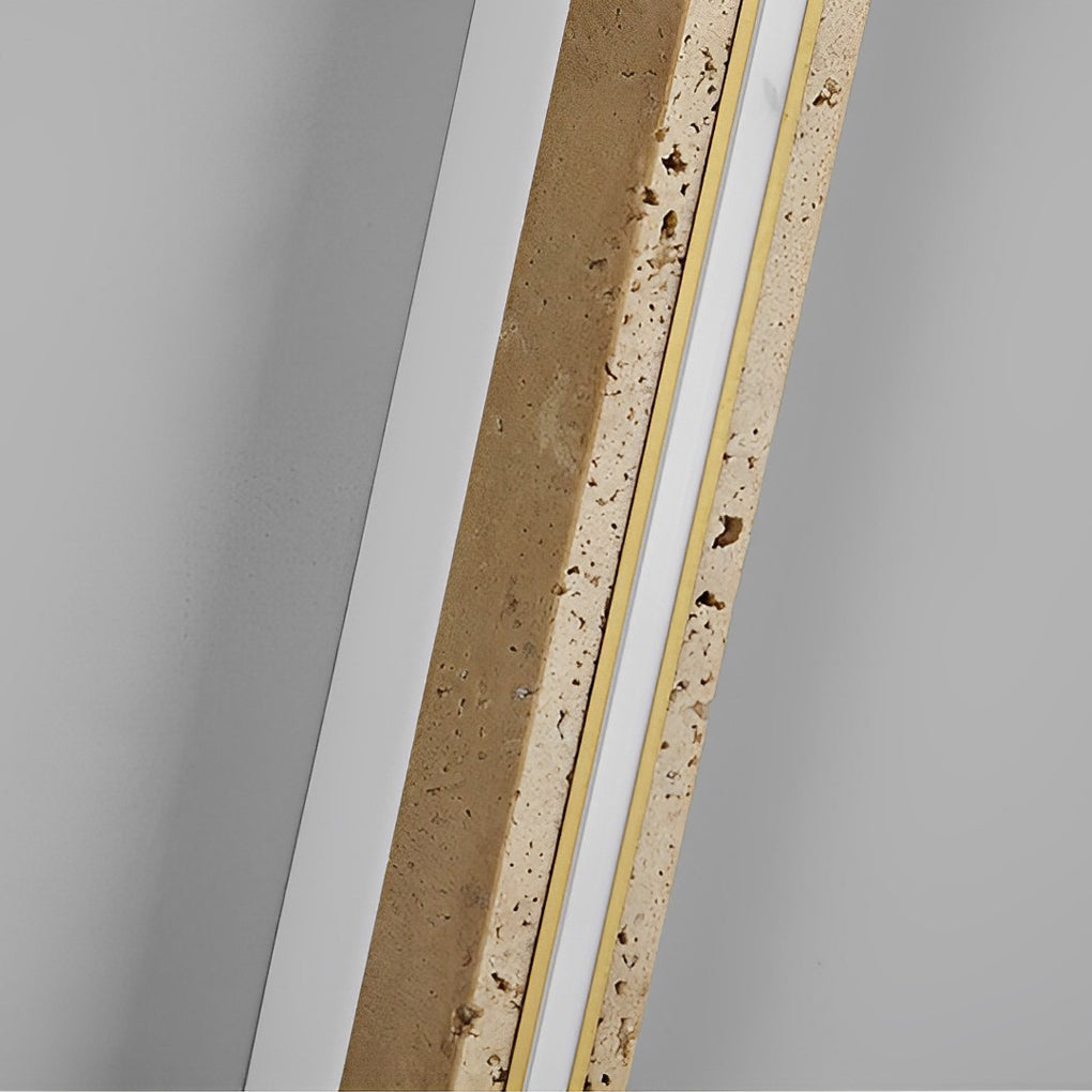 AMBERLEY TRAVERTINE STRIPED LED WALL SCONCE