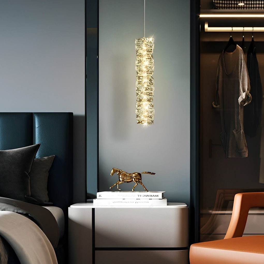 WINTERBOURNE METALLIC CRYSTAL DIMMABLE CHANDELIER