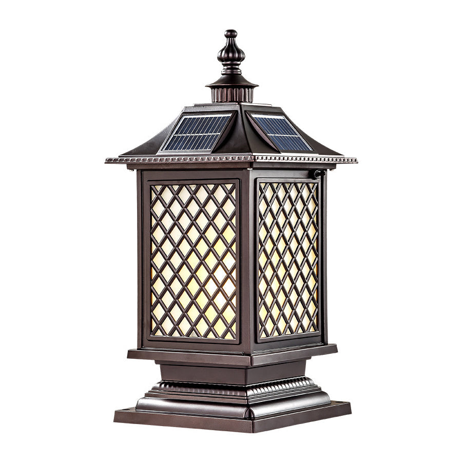 RAVENWOOD TRIPLE-TONE WATER-RESISTANT PILLAR LIGHT