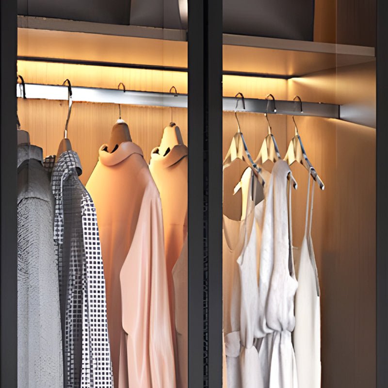1. **WILLOUGHBY LED LUMINAIRE SET** - A collection of six elongated 12V LED bars designed for seamless surface mounting, ideal for illuminating cabinets with precision.

2. **SAVILLE SHIMMER STRIP LIGHTS** - Six sleek, surface-mounted LED strips that deli