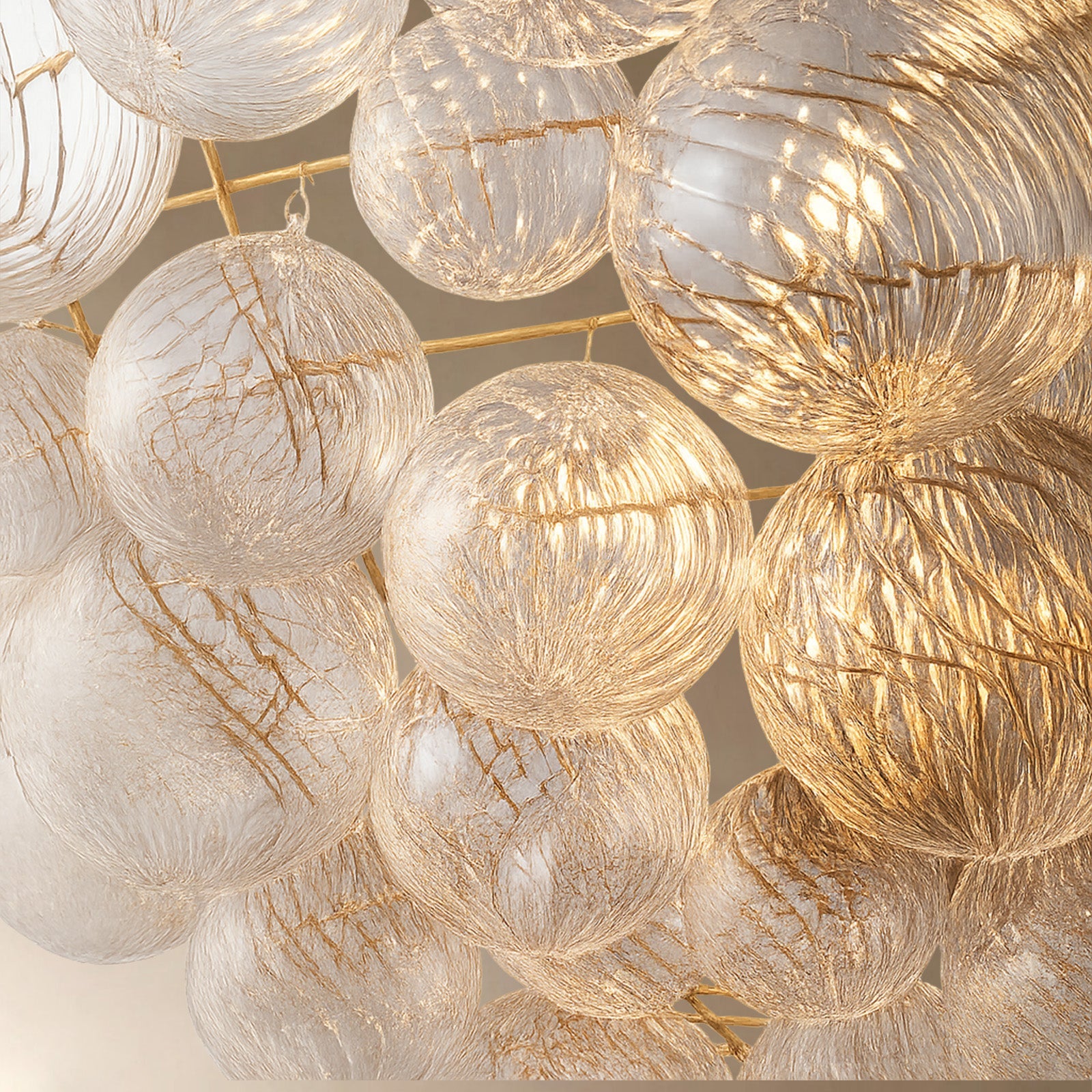 CELESTIAL ORB CRYSTAL LIGHTING FIXTURE