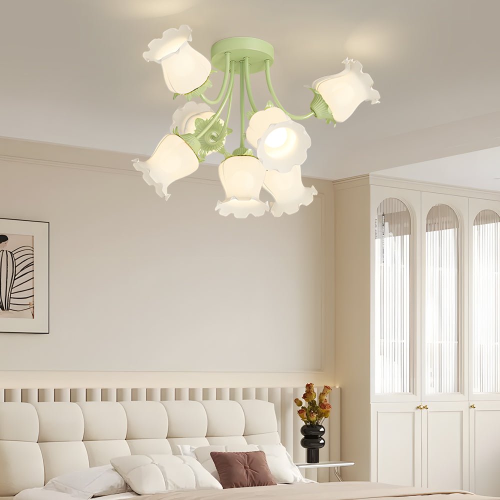 WINDSOR BLOOM SEVEN-ARM DIMMABLE CEILING LANTERN