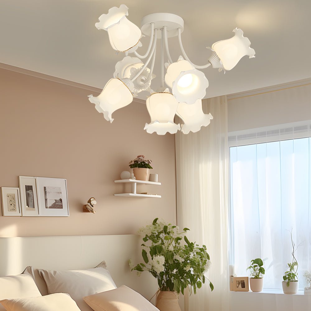 WINDSOR BLOOM SEVEN-ARM DIMMABLE CEILING LANTERN