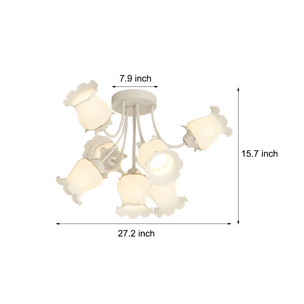 WINDSOR BLOOM SEVEN-ARM DIMMABLE CEILING LANTERN