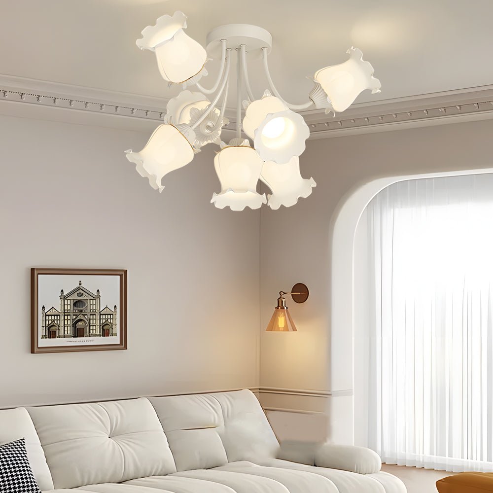 WINDSOR BLOOM SEVEN-ARM DIMMABLE CEILING LANTERN