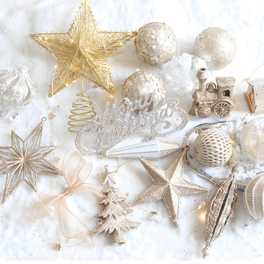 RAVENHALL GILDED ORBS CHRISTMAS DECORATIVE SET"
2. "WINSLOW SPARKLING GARNET BAUBLES COLLECTION"
3. "BENTLEY SHIMMERING SPHERE HOLIDAY ACCENTS"
4. "CAVENDISH LUSTROUS PENDANT ORNAMENT SET"
5. "THORNBURY GLIMMERING BALLS FESTIVE DECORATIVE ASSORTMENT"
6. "