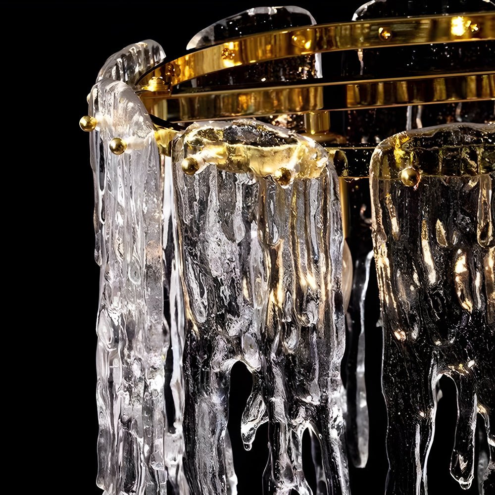 WINDSOR CRYSTAL DROPLET CHANDELIER WITH DIMMING FEATURE
