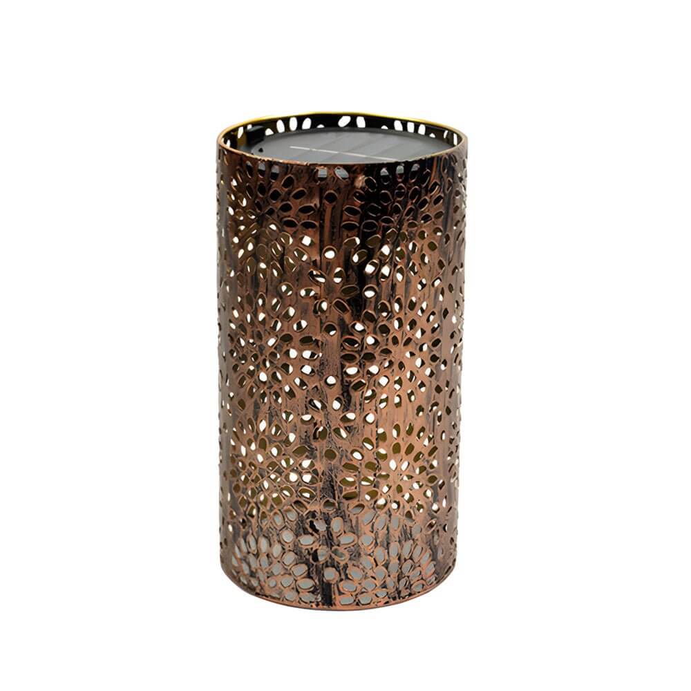 WINTHROP SOLAR-FUELED METAL GARDEN LANTERN