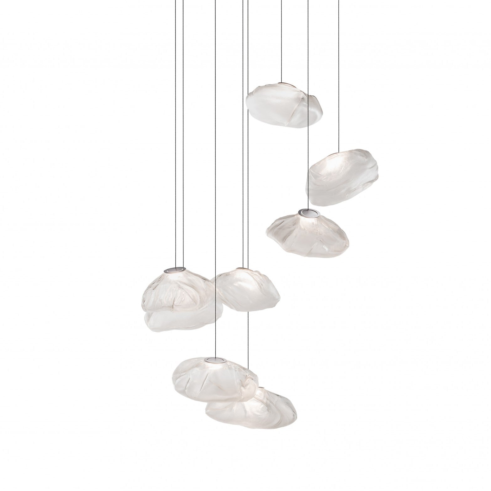 FENWICK VINTAGE GLASS ORB HANGING LAMP