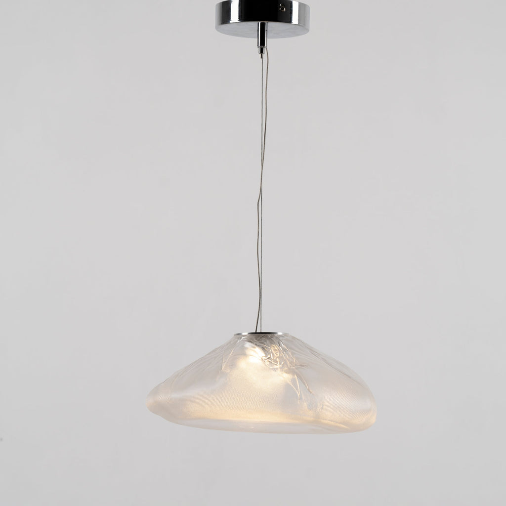 FENWICK VINTAGE GLASS ORB HANGING LAMP