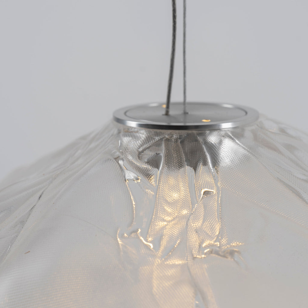FENWICK VINTAGE GLASS ORB HANGING LAMP
