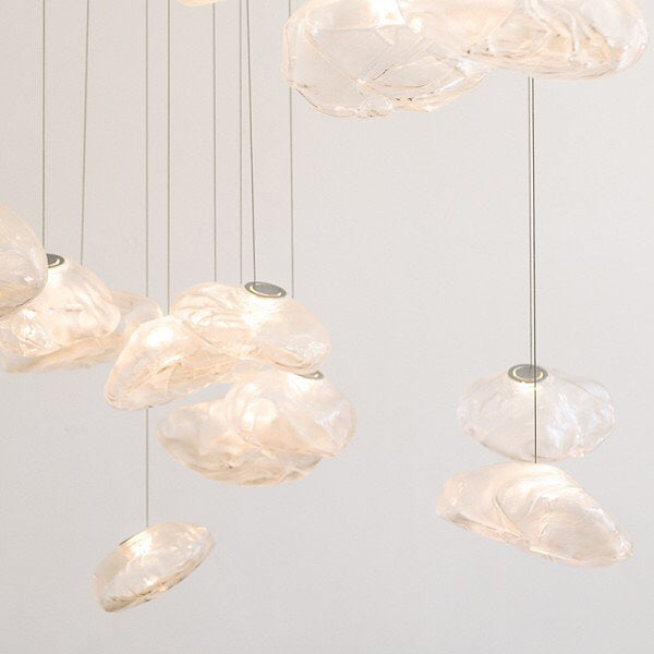 FENWICK VINTAGE GLASS ORB HANGING LAMP