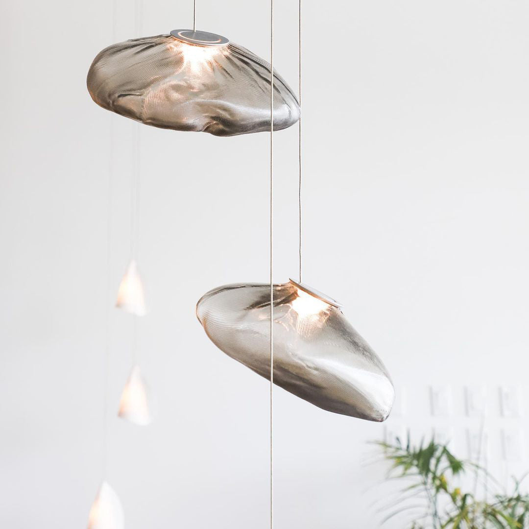 FENWICK VINTAGE GLASS ORB HANGING LAMP