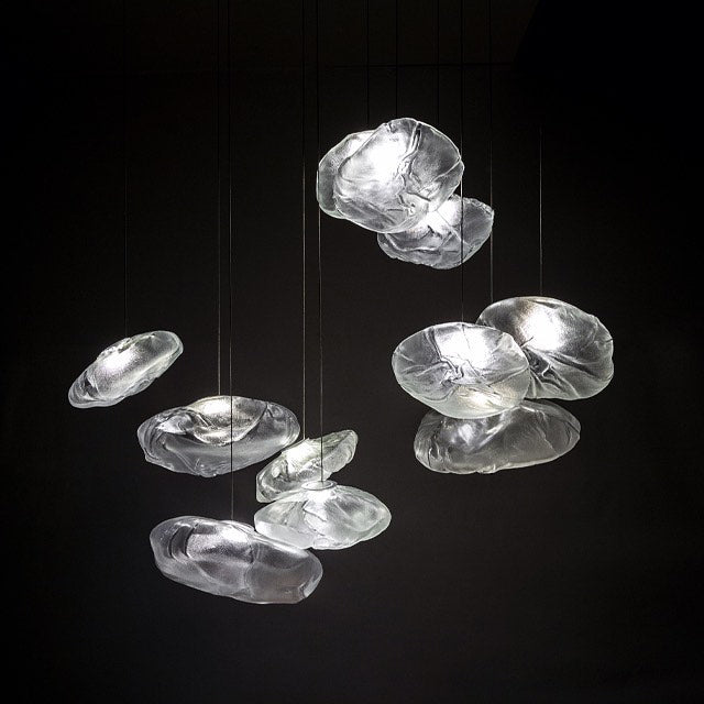 FENWICK VINTAGE GLASS ORB HANGING LAMP