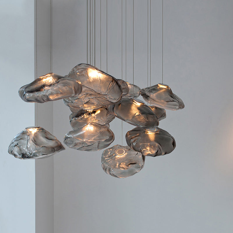 FENWICK VINTAGE GLASS ORB HANGING LAMP
