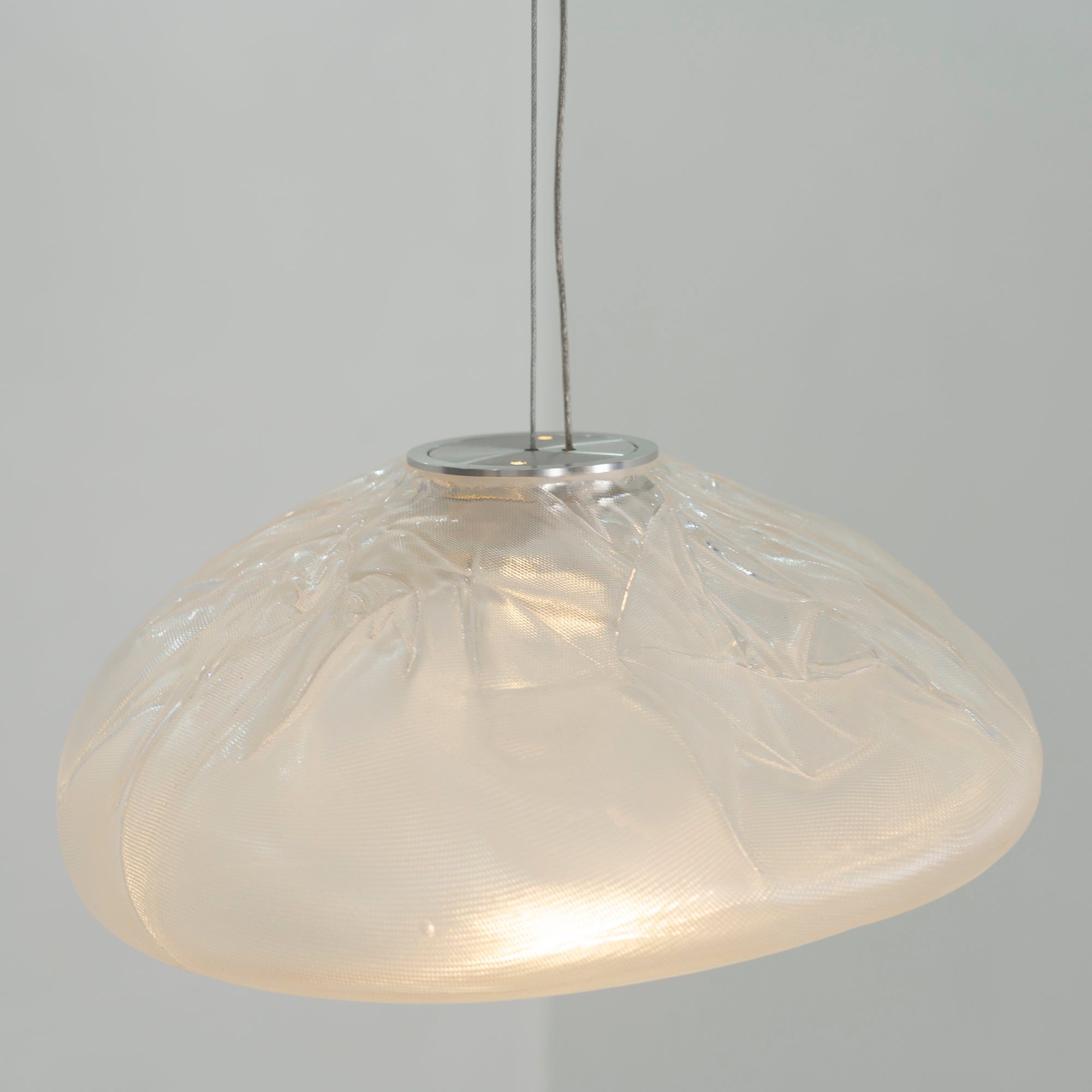 FENWICK VINTAGE GLASS ORB HANGING LAMP
