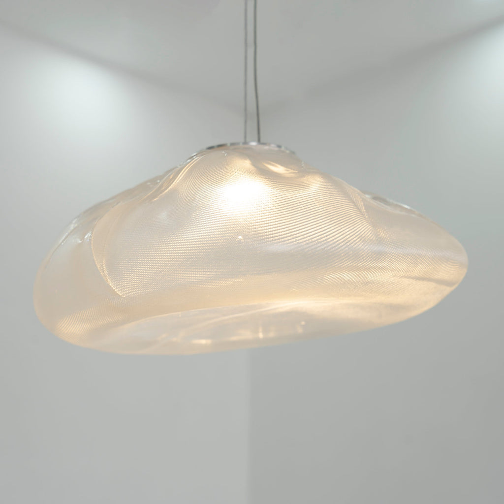 FENWICK VINTAGE GLASS ORB HANGING LAMP
