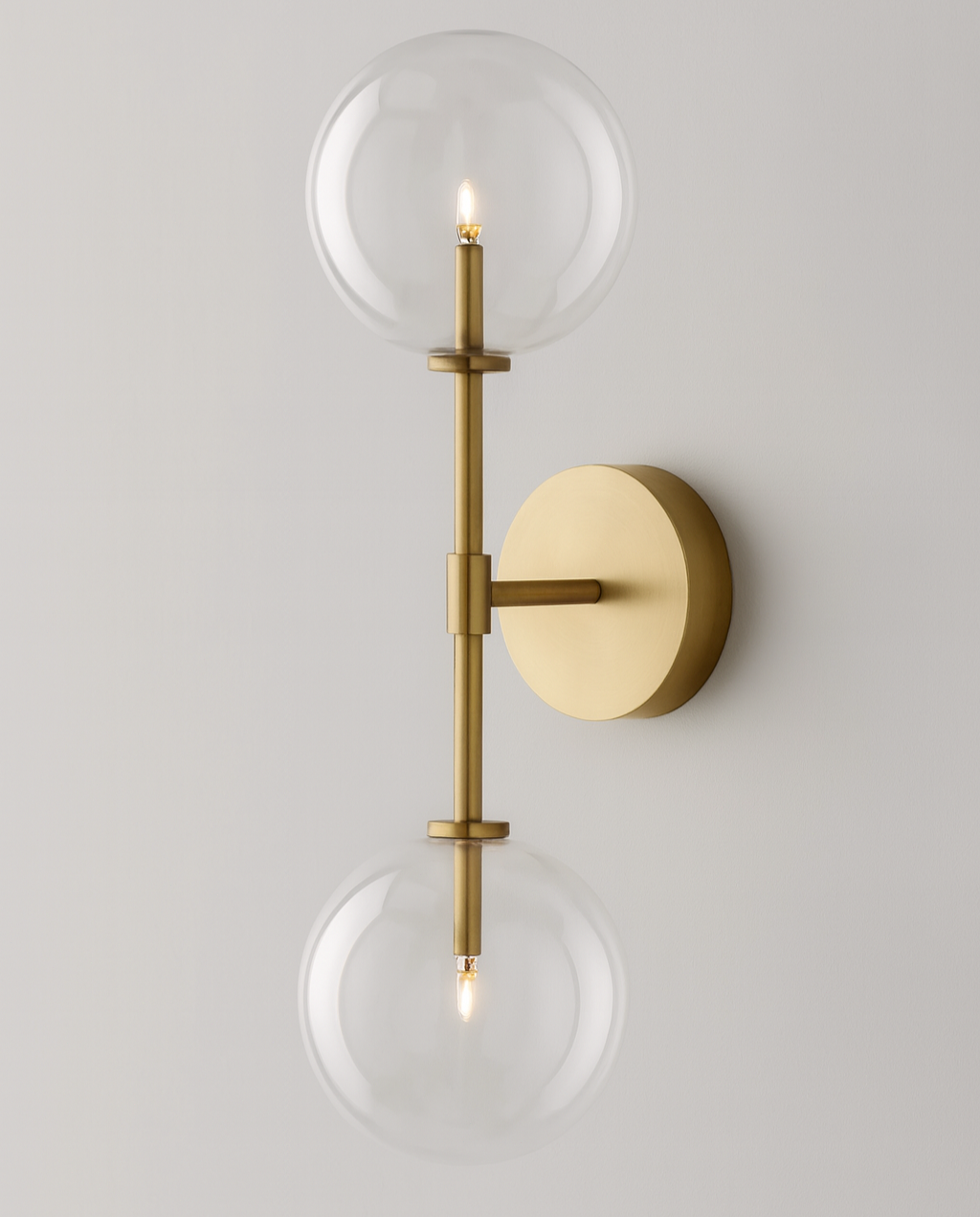VERDANT CRYSTAL RAY WALL LANTERN