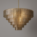 VITRINA SMOKED CRYSTAL ORB CHANDELIER