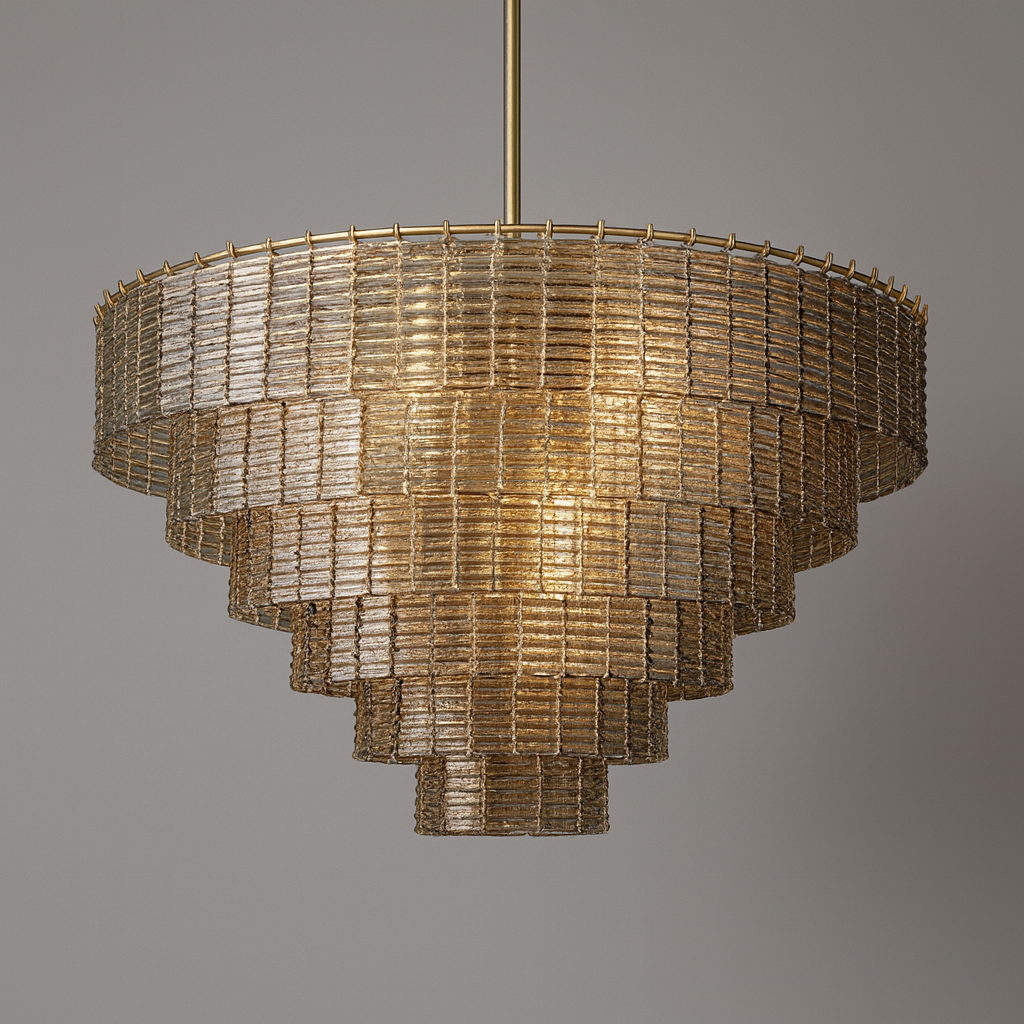 VITRINA SMOKED CRYSTAL ORB CHANDELIER